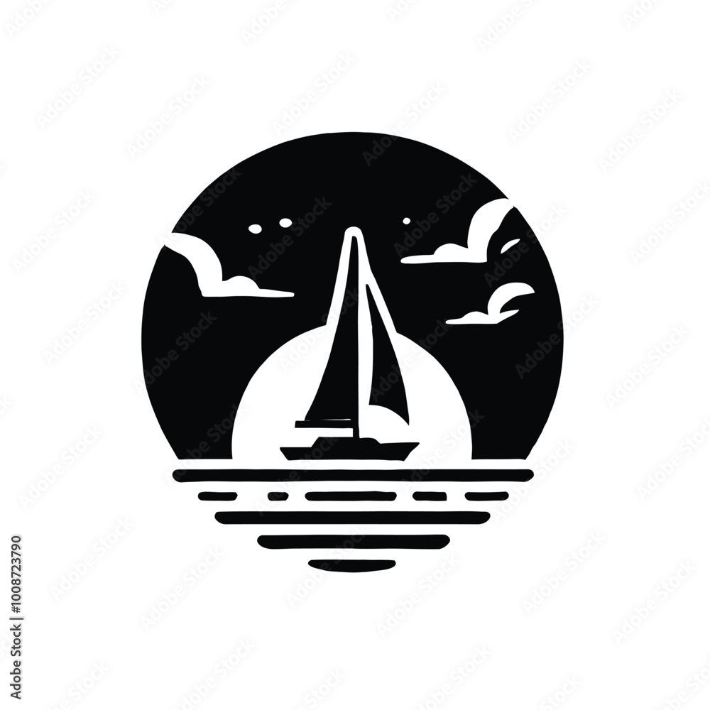 Sunset Sailboat Silhouette Sunset Sailboat Silhouette
