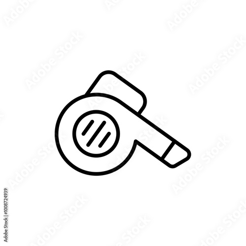 Leaf blower outline icons, minimalist vector illustration ,simple transparent graphic element .Isolated on white background