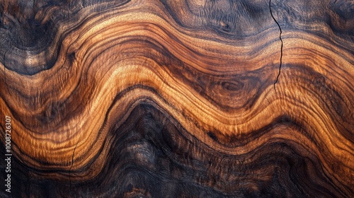 Close-up of beautiful wood grain. Perfect for wood-themed design, carpentry, or furniture projects.