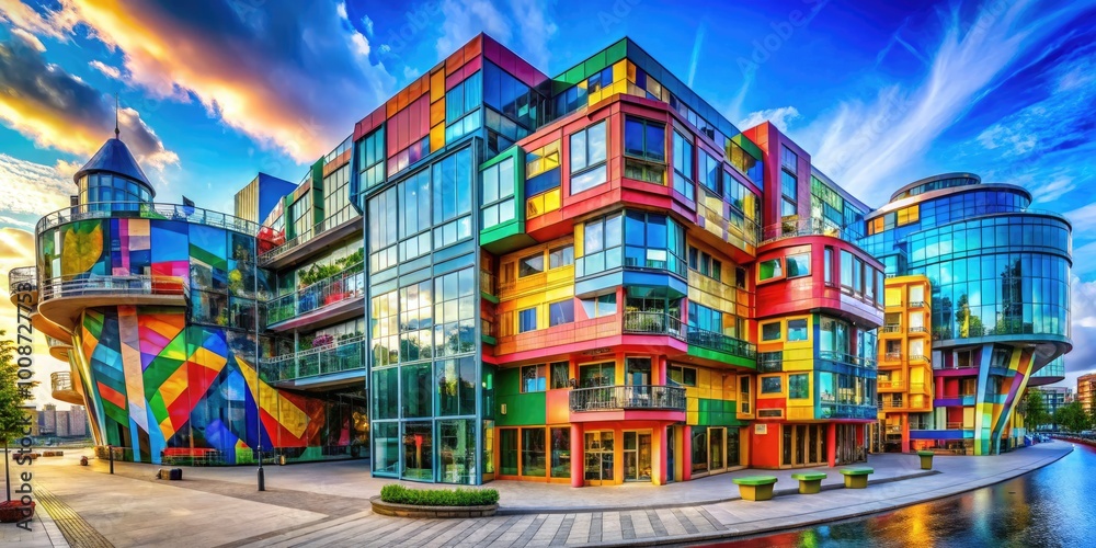 Unique Artistic Buildings Showcasing Modern Architecture and Creative Design in Urban Environments Unique Artistic Buildings Showcasing Modern Architecture and Creative Design in Urban Environments