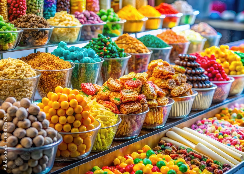 Variety of Snacks and Treats Available at a Gas Station Convenience Store for Travelers and Drivers Variety of Snacks and Treats Available at a Gas Station Convenience Store for Travelers and Drivers