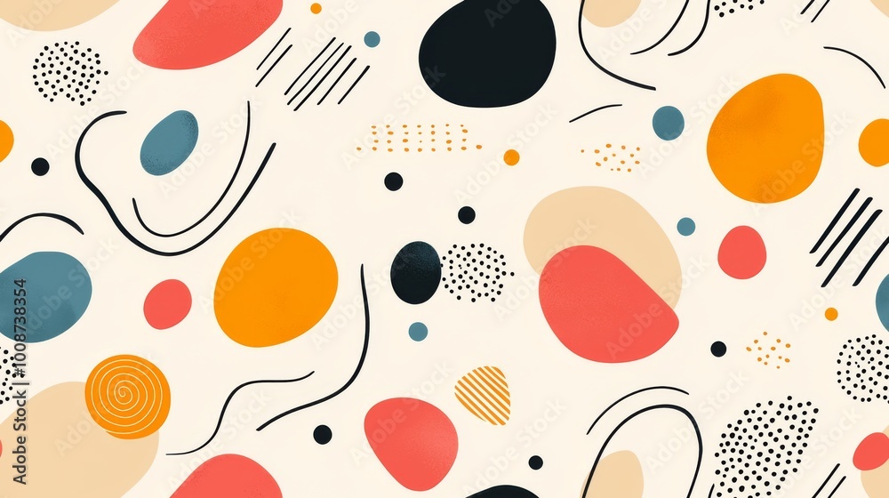 Minimalist pattern with simple line art seamless pattern. Cute abstract geometric background Minimalist pattern with simple line art seamless pattern. Cute abstract geometric background
