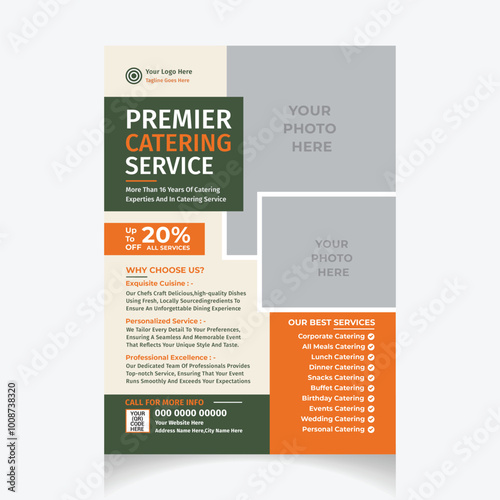 Catering  Service flyer design