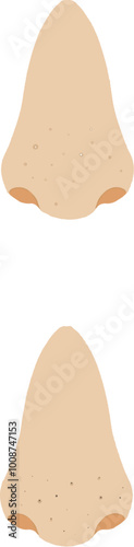 Blackheads vector art, vector art of blackheads