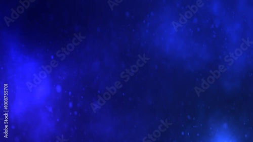 animated  blue particles of light Fading Royal Particles  background . blue sparkle cosmic background. futuristic glow lighting particle.