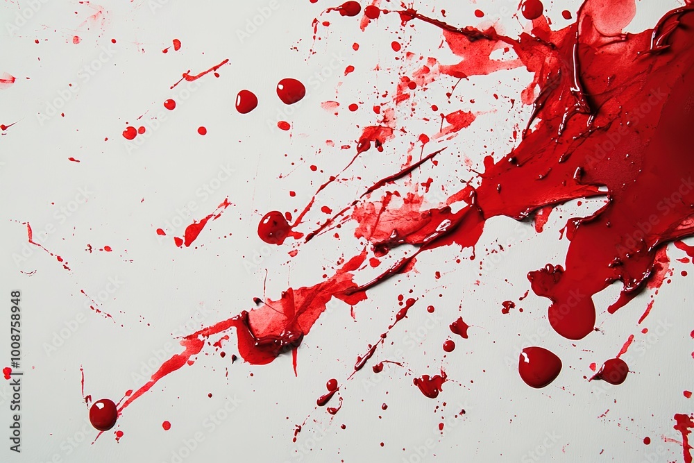 Drop of red blood isolated on white background
Drop of red blood isolated on white background