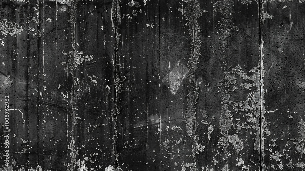 Fototapeta premium Designed to withstand dust and scratches. Aging photo editor layers. Black grunge abstract background. Copy space.