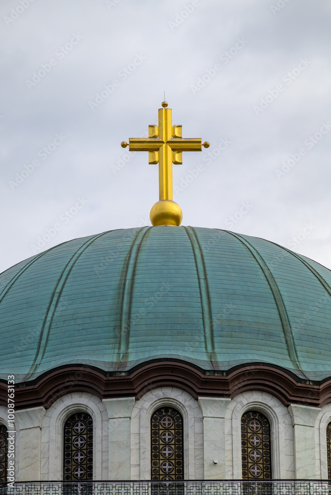 Dome of Saint Sava church, one of the biggest Orthodox Christian churches in the world in Belgrade, Serbia Dome of Saint Sava church, one of the biggest Orthodox Christian churches in the world in Belgrade, Serbia