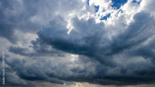 Above the clouds, The sky is adorned with beautiful, wispy clouds gracefully gliding across the horizon, their movements slow and serene.