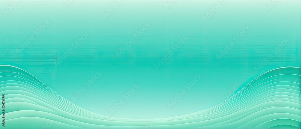 Obraz premium Abstract Green Wave Background