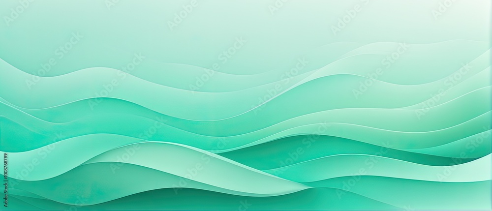 Abstract Green Wave Pattern Abstract Green Wave Pattern