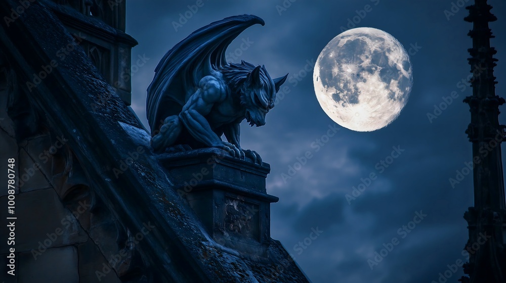 halloween night scene with moon halloween night scene with moon