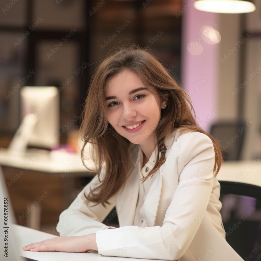 portrait of a smiling professional woman portrait of a smiling professional woman