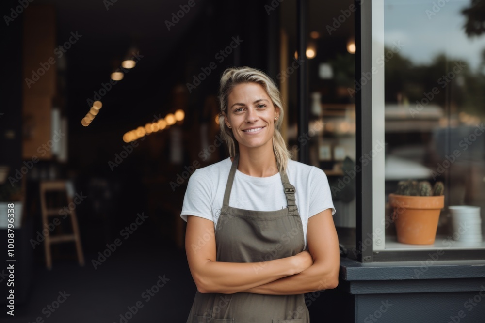 Portrait of a female Caucasian small business owner Portrait of a female Caucasian small business owner