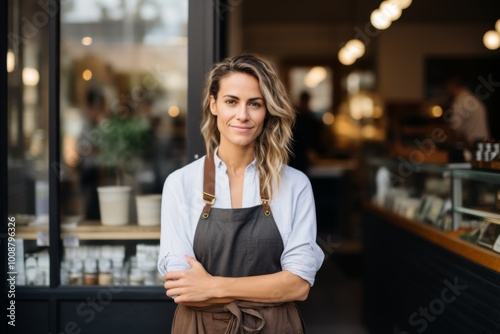 Portrait of a female Caucasian small business owner Free Download Portrait of a female Caucasian small business owner - GFXLoad