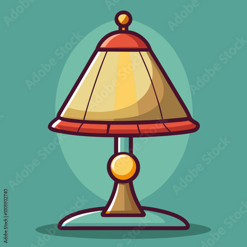 lamp light vect or illustration