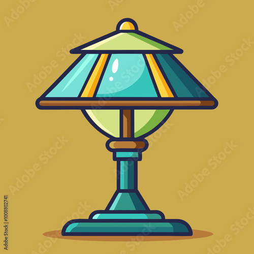 lamp light vect or illustration