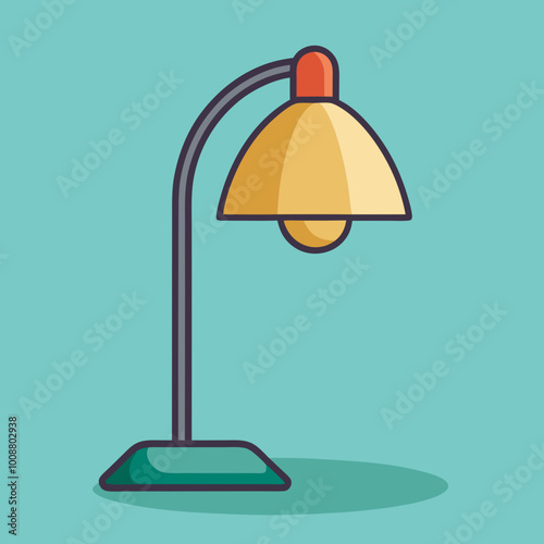 lamp light vect or illustration
