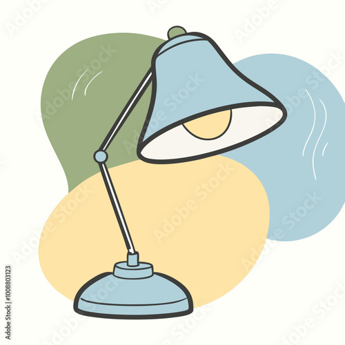 lamp light vect or illustration