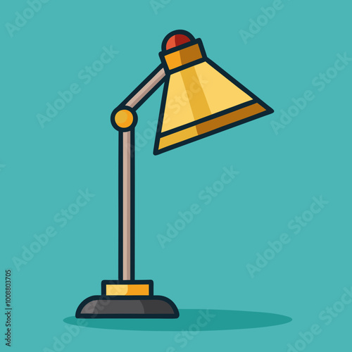 lamp light vect or illustration