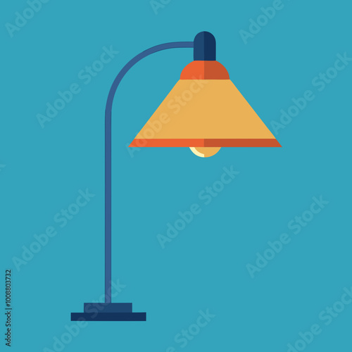 lamp light vect or illustration