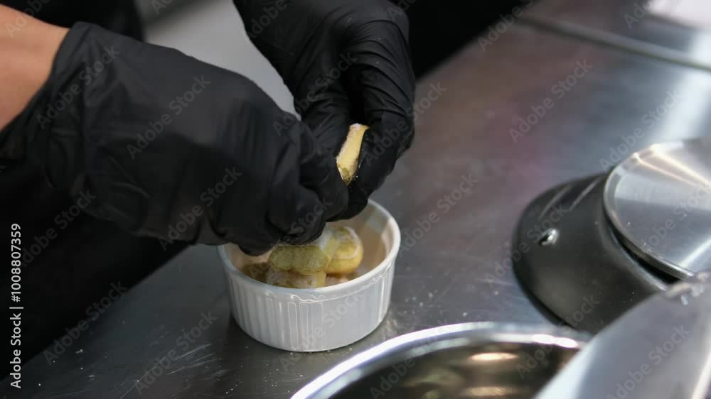Tiramisu cookies process of cooking tiramisu. the cook dips savoiardi, savoyardi, adyfinger biscuit, sponge fingers, boudoirs, baby fingers in coffee and spreads it on mascarpone Tiramisu cookies process of cooking tiramisu. the cook dips savoiardi, savoyardi, adyfinger biscuit, sponge fingers, boudoirs, baby fingers in coffee and spreads it on mascarpone