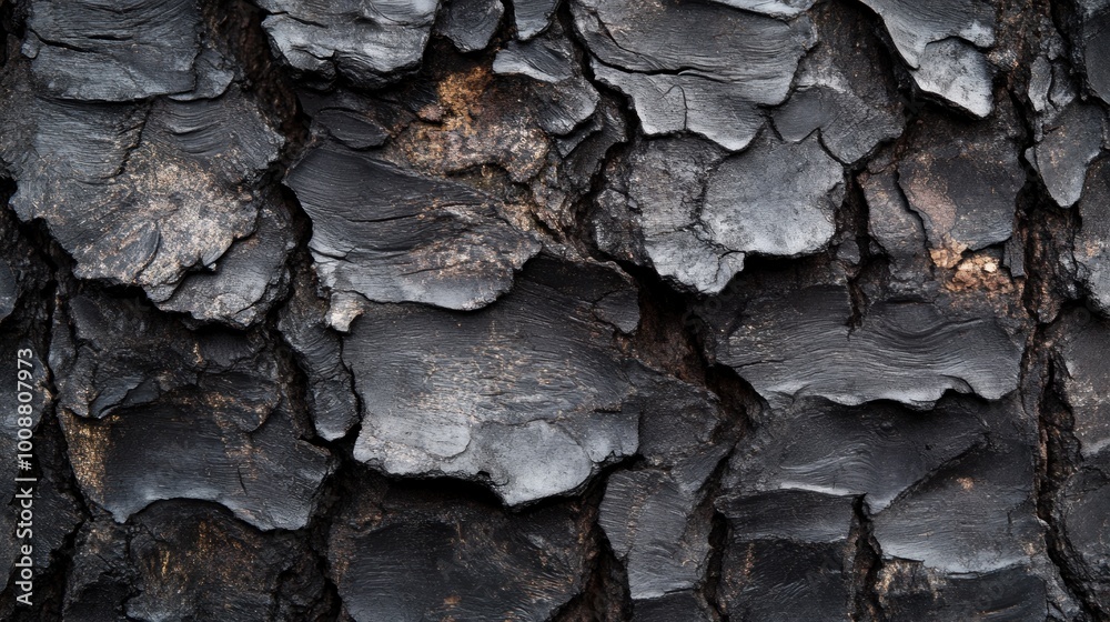 Charred Tree Bark Texture Charred Tree Bark Texture