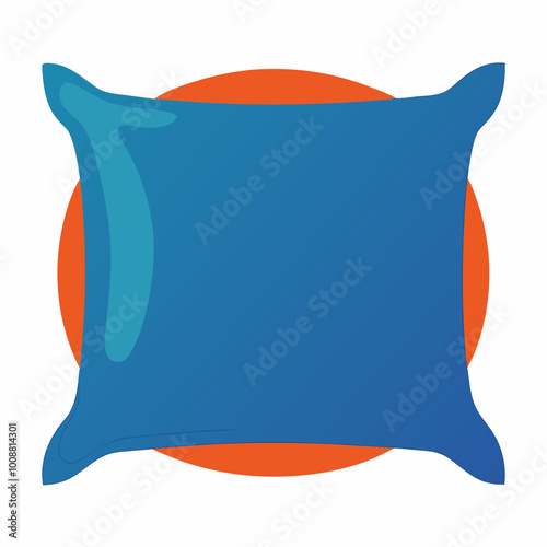 vector illustration of pillow cushion