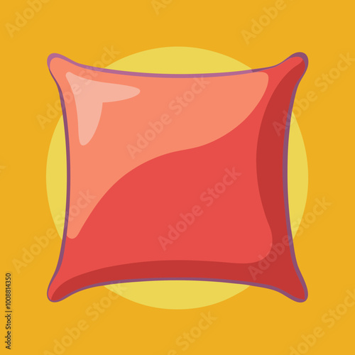 vector illustration of pillow cushion