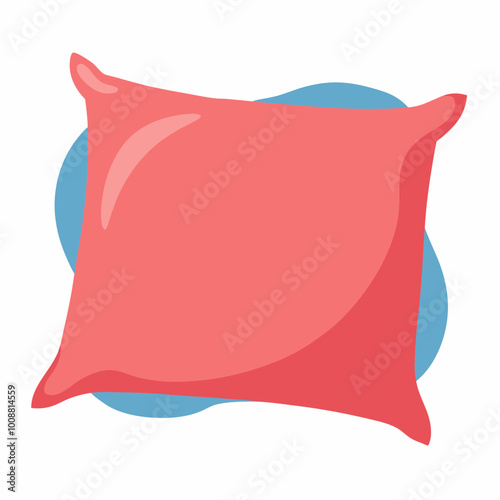 vector illustration of pillow cushion