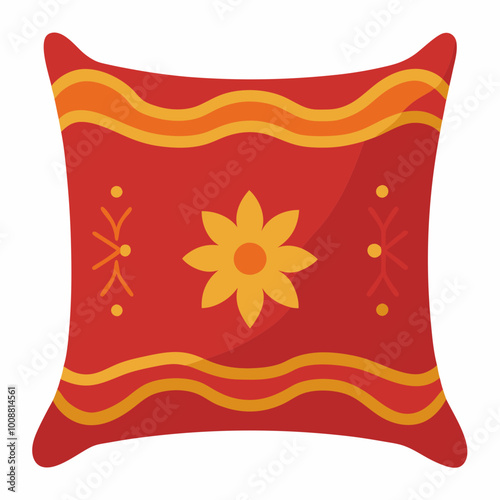 vector illustration of pillow cushion