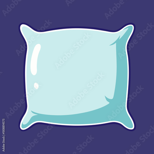 vector illustration of pillow cushion
