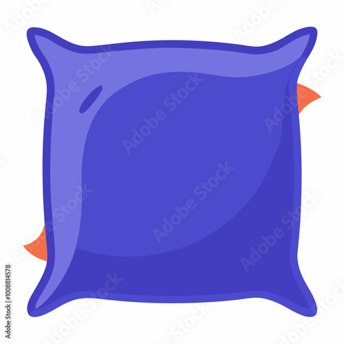 vector illustration of pillow cushion