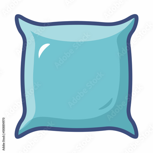 vector illustration of pillow cushion