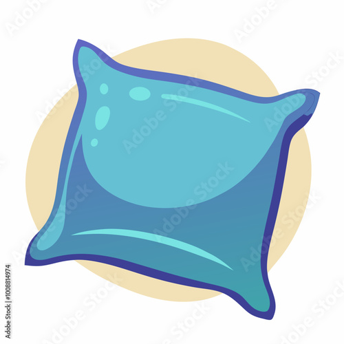 vector illustration of pillow cushion