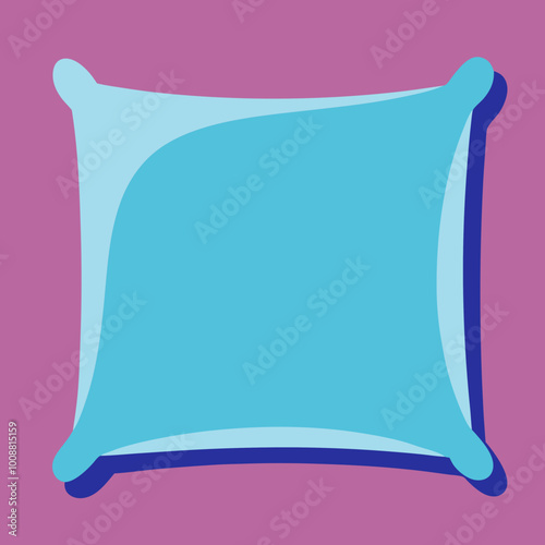 vector illustration of pillow cushion