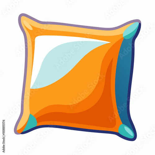 vector illustration of pillow cushion