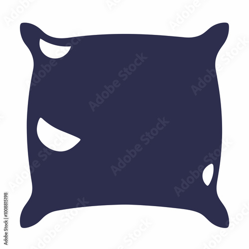 vector illustration of pillow cushion