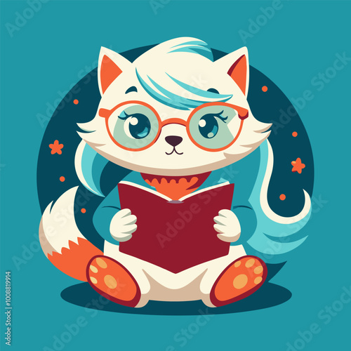 vector illustration of a cat