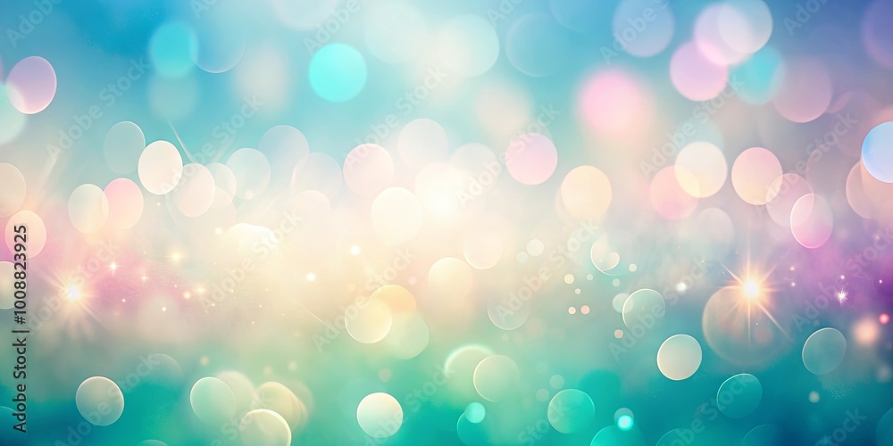 Pastel Abstract Background with Shimmering Lights and Bokeh Circles Pastel Abstract Background with Shimmering Lights and Bokeh Circles