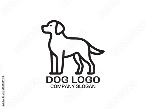 dog logo vector