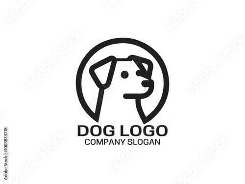 dog logo vector