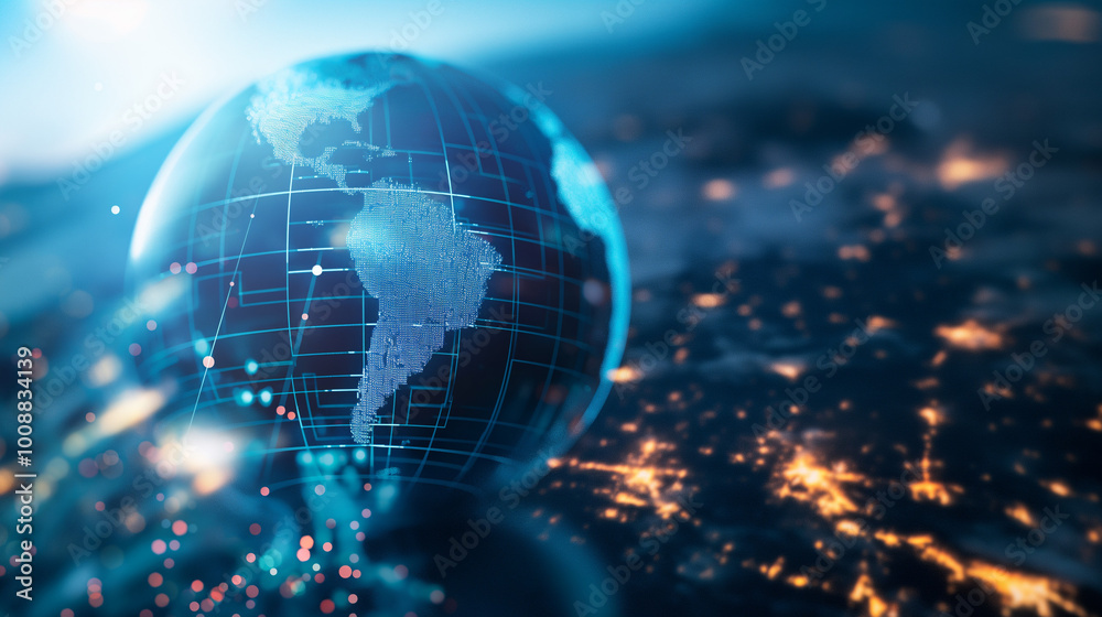 Fototapeta premium グローバルビジネスのイメージ