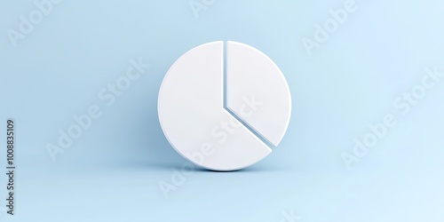 A simple 3D pie chart in wh...
