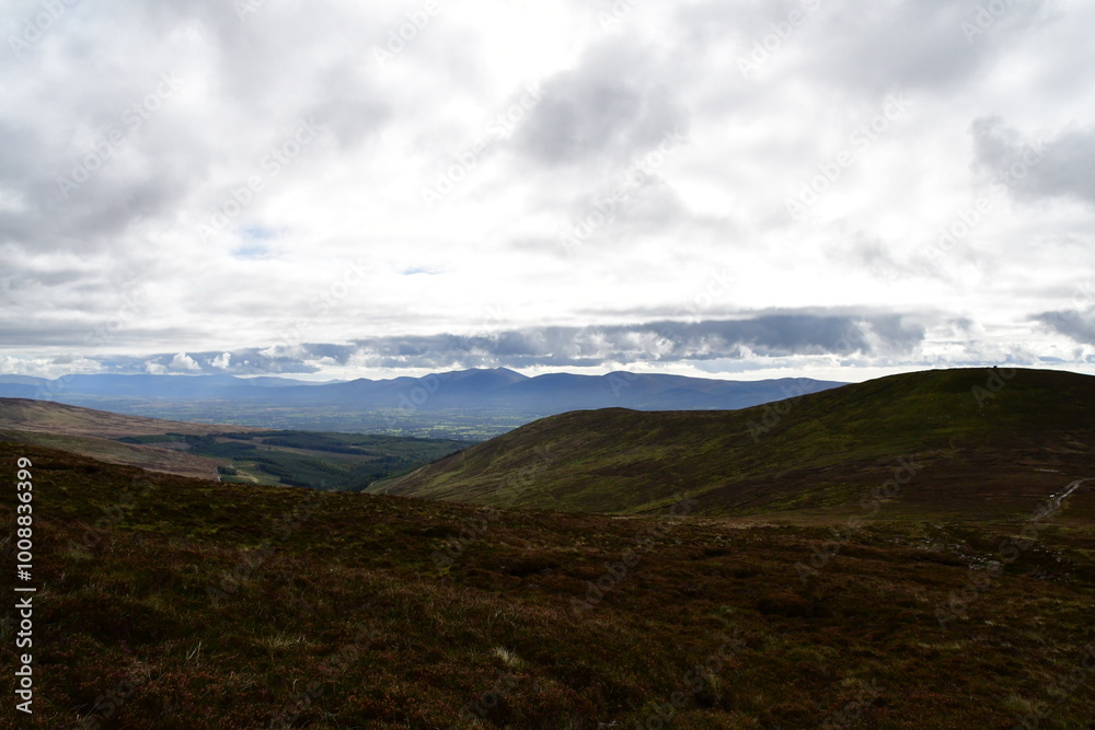 View of the Galtee Mountains. Galty Mountains, Co. Tipperary, Ireland View of the Galtee Mountains. Galty Mountains, Co. Tipperary, Ireland