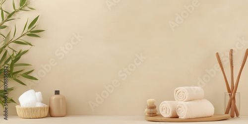 A serene spa setting featur...