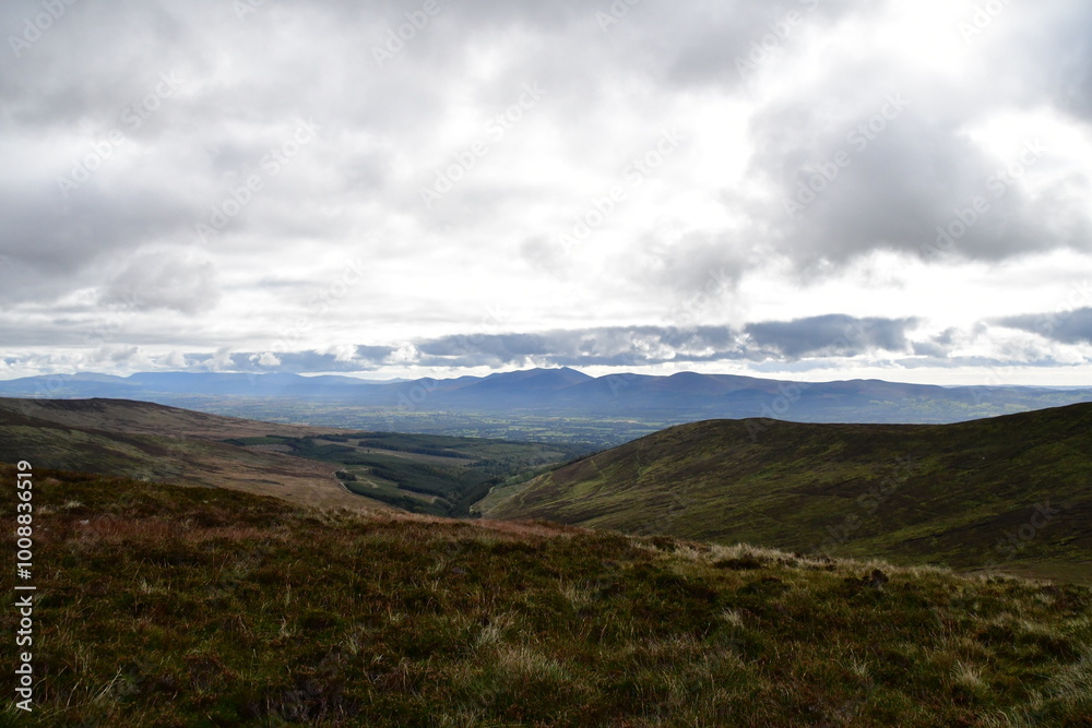 View of the Galtee Mountains. Galty Mountains, Co. Tipperary, Ireland View of the Galtee Mountains. Galty Mountains, Co. Tipperary, Ireland