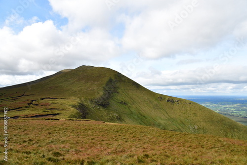 View of the Galtee Mountains. Galty Mountains, Co. Tipperary, Ireland