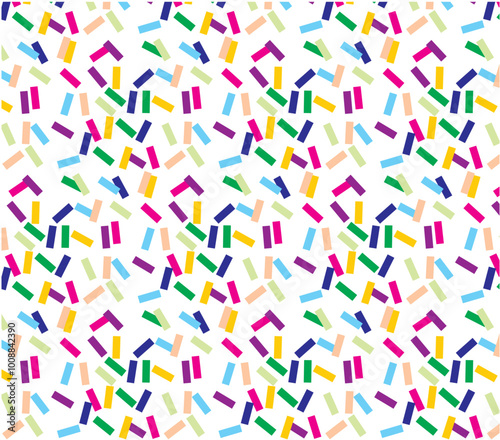 Print print background with little shapes.