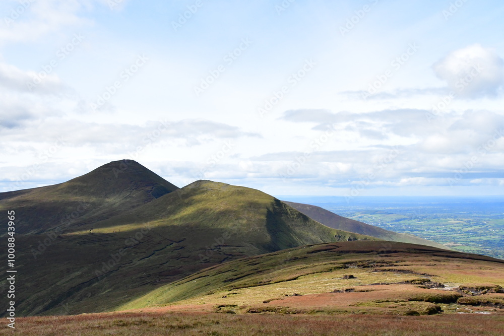 View of the Galtee Mountains. Galty Mountains, Co. Tipperary, Ireland View of the Galtee Mountains. Galty Mountains, Co. Tipperary, Ireland